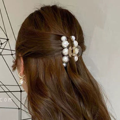 Pearl Hair Clip |Hair Claw |Hair Barrette |Duckbill Hairpin A79