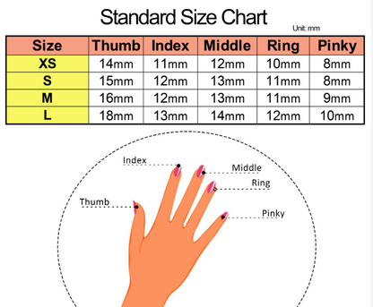 Aurora Blooms|Medium Coffin Manicure | Handmade Press On Nails H313