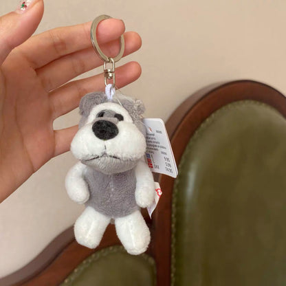 Cute Cartoon Bear Sheep lion Gorillas Design Bag KeyChain |Pendant Plush Schoolbag Hanging Decoration |Gift for Boys and Couples K2