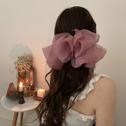 Flowy Chiffon Hair Clip |Hair Claw |Hair Barrette |Duckbill Hairpin A146