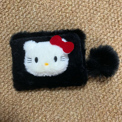 Fluffy Hello Kitty Mini Bags | Pouch Keychain Wallet| Cosmetic Bag | Airpods Bag Coin Purse B25