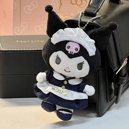 Maid Kitty Bag KeyChain |Pendant Plush Schoolbag Hanging Decoration Gift K49