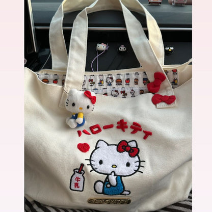 Hello Kitty Bucket Bag | Casual Tote Bags | Shoulder Bag | AccessoriesHandbags B50