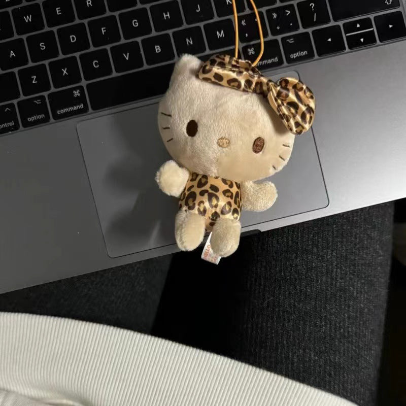 Leopard Kitty Bag KeyChain |Pendant Plush Schoolbag Hanging Decoration |Gift K55