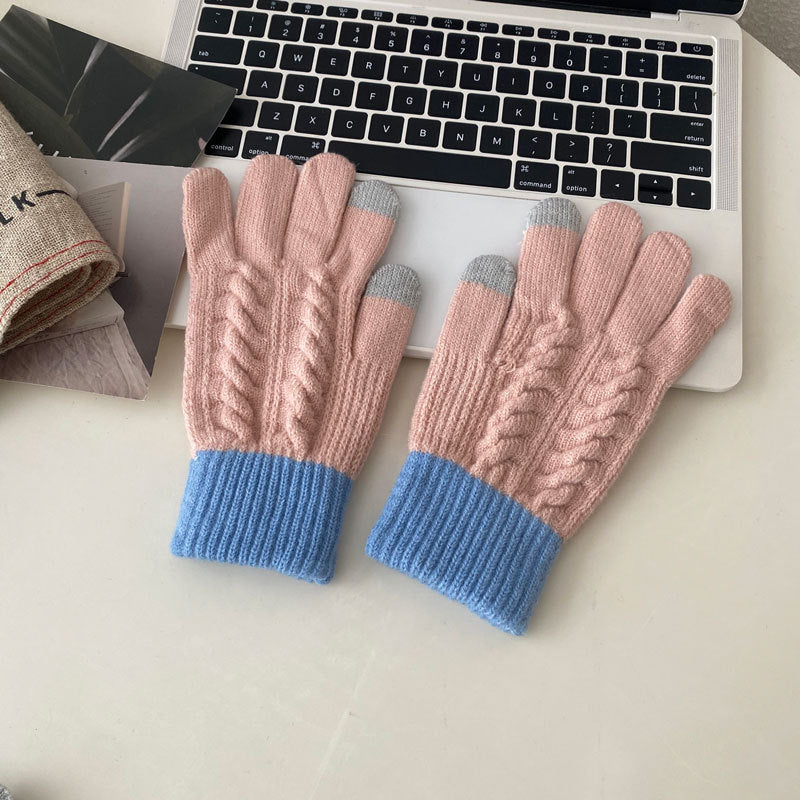 Cozy Cute Winter Cashmere Glove |Soft Thick Solid Color Gloves |Warm Knitted Gloves G23