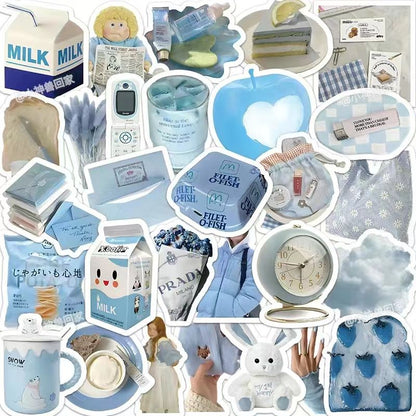 Cute Stickers Sheet| Kawaii Journal Stickers Paster |Sticker for Planner Scrapbooking Stationery 60Pcs T11