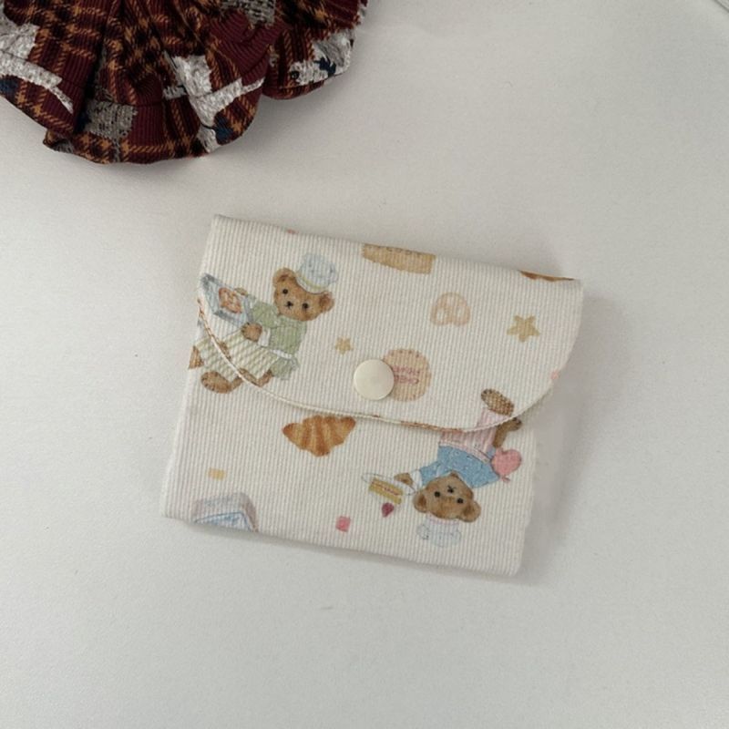 Cute Beary Mini Bags | Pouch Keychain Wallet| Cosmetic Bag | Airpods Bag Coin Purse B30