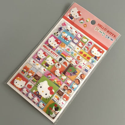 Hello Kitty Stickers Sheet|Journal Stickers Paster |Sticker for Planner Scrapbooking Stationery T10