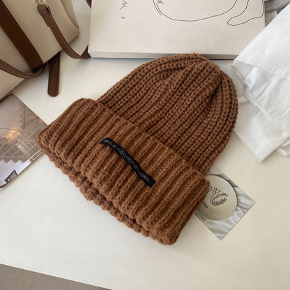 Cozy Warm Winter Cashmere Knit Beanie Hat |Stretch Ribbed Beanie Hat M19