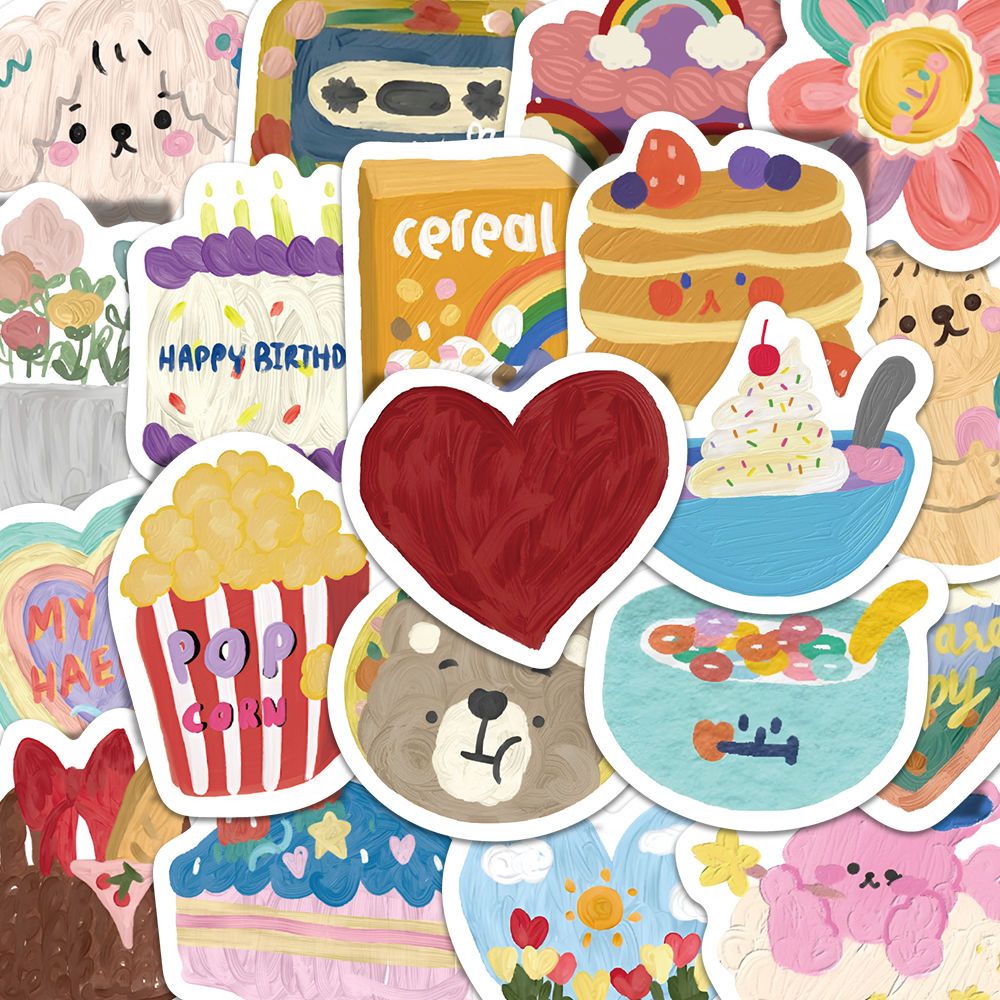 Bear Stickers Sheet|Journal Stickers Paster |Sticker for Planner Scrapbooking Stationery 90pcs T8