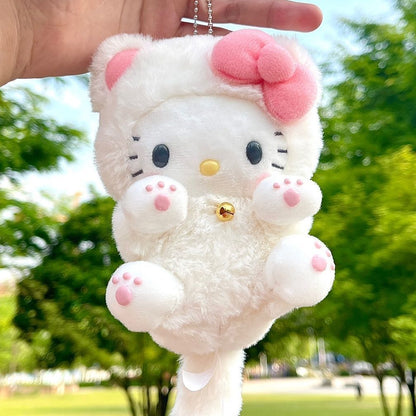 Fluffy Kitty Bag KeyChain |Pendant Plush Schoolbag Hanging Decoration |Gift K59