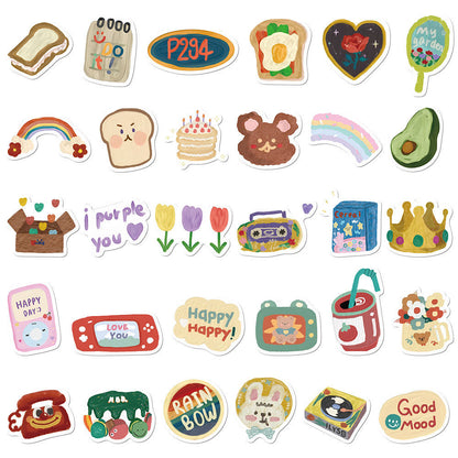 Bear Stickers Sheet|Journal Stickers Paster |Sticker for Planner Scrapbooking Stationery 90pcs T8