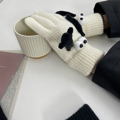 Cozy Cute Winter Cashmere Glove |Soft Thick Solid Color Gloves |Warm Knitted Gloves G10