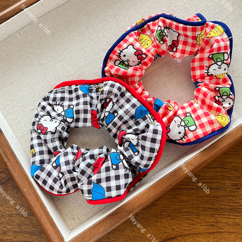 Kitty Hair Tie|Ponytail Holders Barrette|Hair Scrunchie HT77