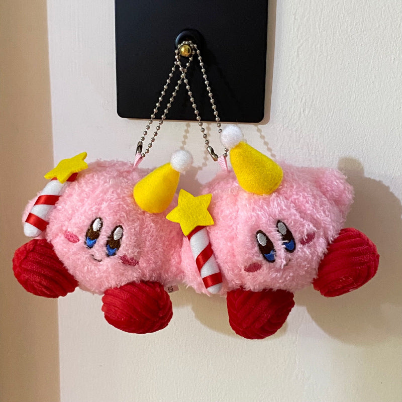 Kirby Potato Pinetree Design Bag KeyChain |Pendant Plush Schoolbag Hanging Decoration Gift  K18