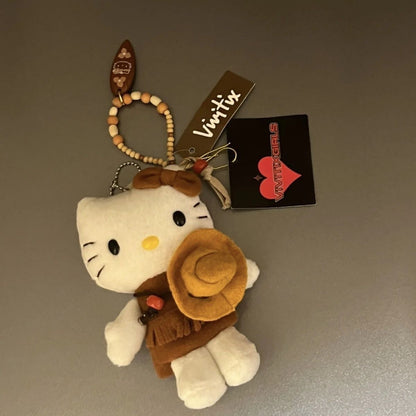 Cowboy Kitty Bag KeyChain |Pendant Schoolbag Hanging Decoration K64