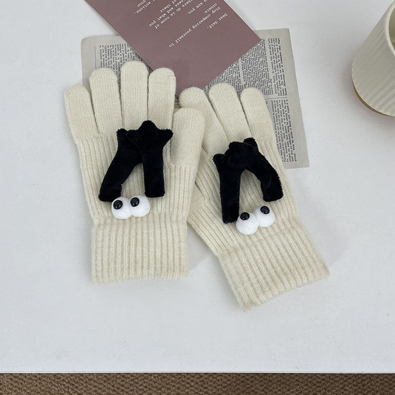 Cozy Cute Winter Cashmere Glove |Soft Thick Solid Color Gloves |Warm Knitted Gloves G10