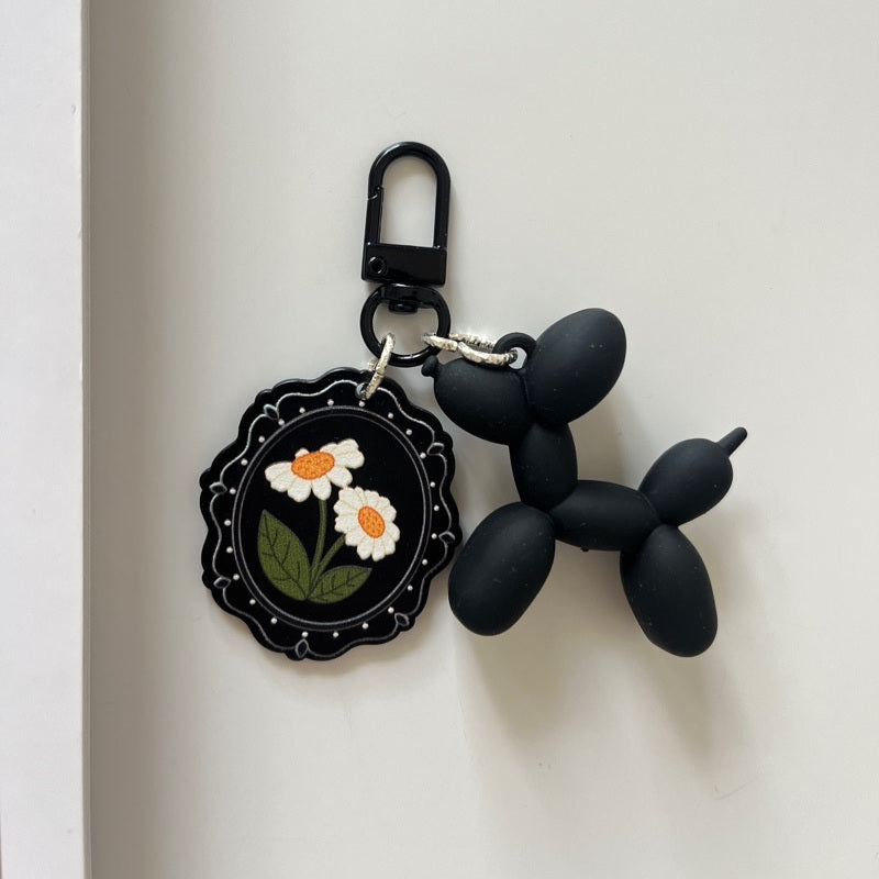 Matte Balloon Dog Design Bag KeyChain |Pendant Schoolbag Hanging Decoration K37