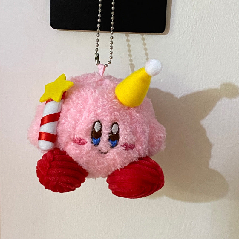 Kirby Potato Pinetree Design Bag KeyChain |Pendant Plush Schoolbag Hanging Decoration Gift  K18