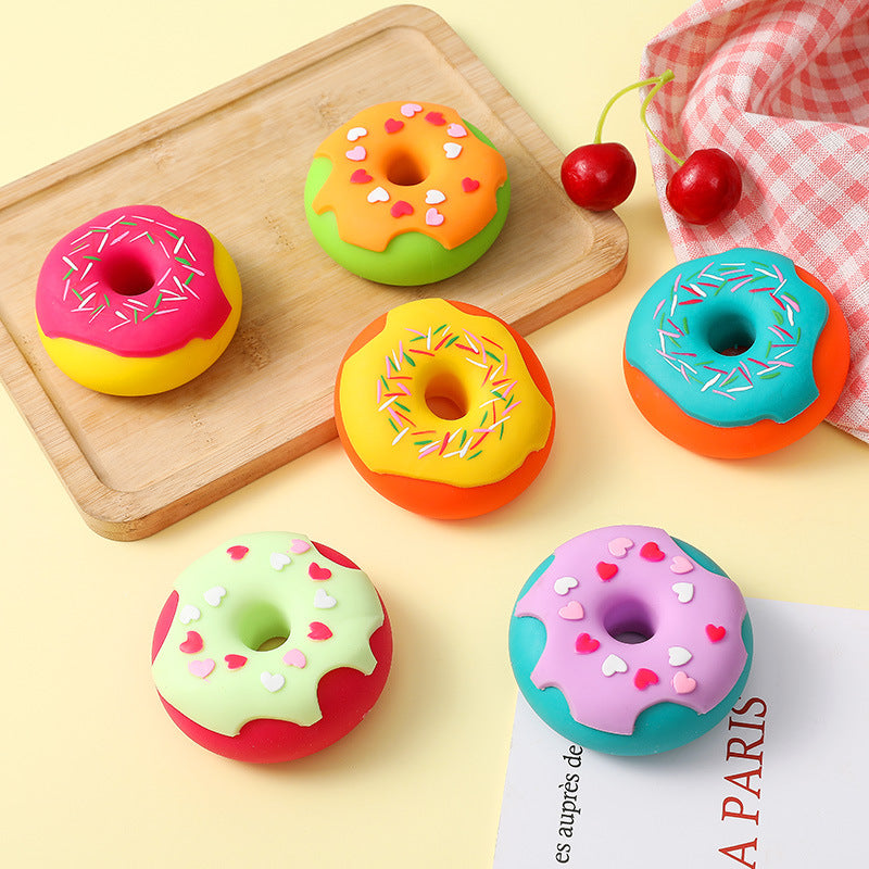 Bun Toast Egg Tart Hamburger Croissant Donut| Slow Rising Soft Squishy|Squeeze Stress Toy S32