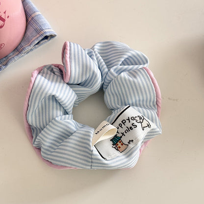 Baby Blue serenity Hair Tie|Ponytail Holders Barrette|Hair Scrunchie HT59