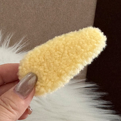 Delightful Plush Hair Clip |Furry Hair Snap Clip |Hair Barrette |Duckbill Hairpin A28