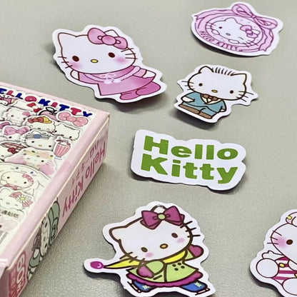 Hello Kitty Stickers Sheet|Journal Stickers Paster |Sticker for Planner Scrapbooking Stationery 60pcs T6