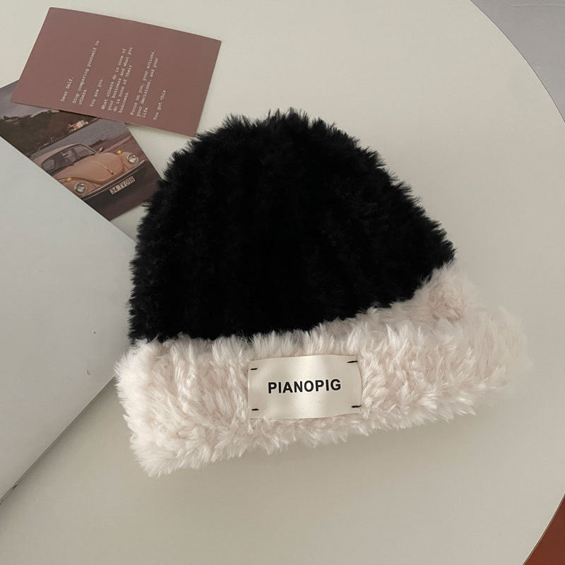 Cozy Plush Winter Cashmere Knit Beanie Hat |Stretch Ribbed Beanie Hat M15