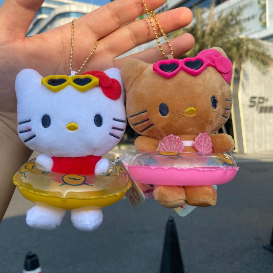 Summer Kitty Bag KeyChain |Pendant Plush Schoolbag Hanging Decoration Gift K48