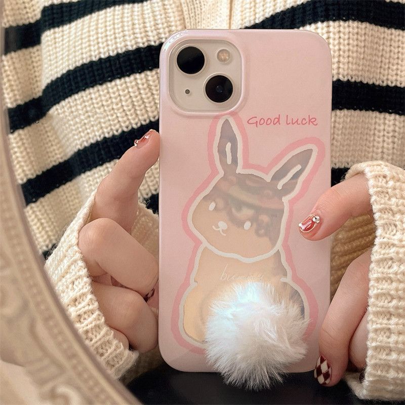 Fuzzy  Bunny iPhone Case L43