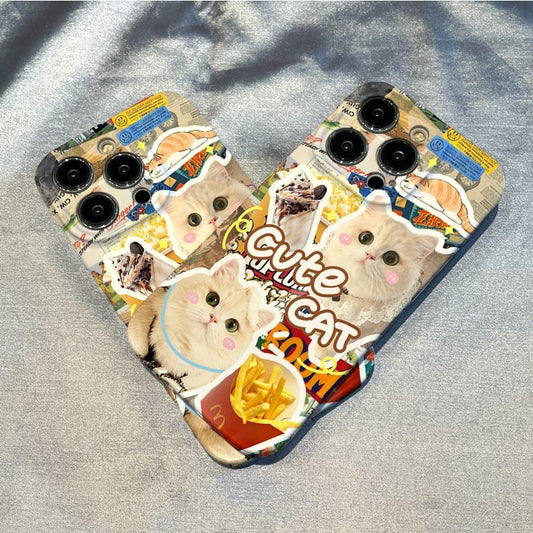 Cute Chips Kitty iPhone Case L65