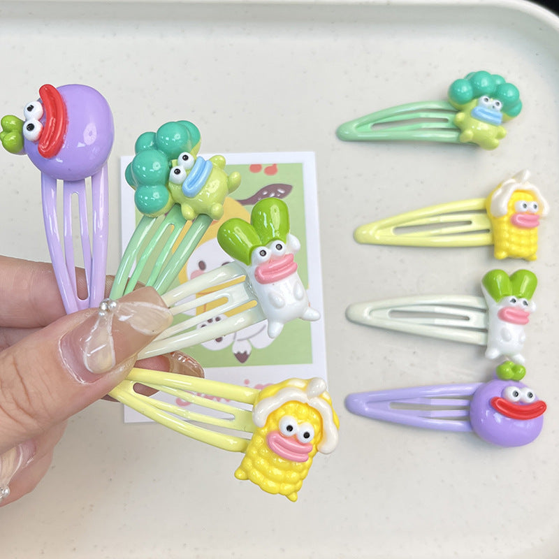 Cute vegetables Hair Clip |Hair Snap Clip |Hair Barrette |Duckbill Hairpin 2pcs A209