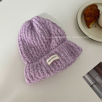 Cozy Warm Winter Plush Cashmere Knit Beanie Hat |Stretch Beanie Hat M14