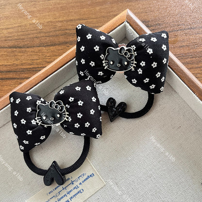 Bow Kitty serenity Hair Tie|Ponytail Holders Barrette|Hair Scrunchie HT74