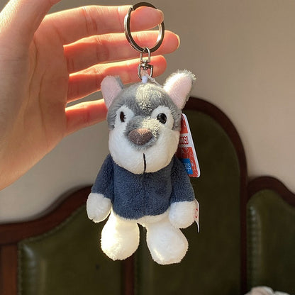 Cute Cartoon Bear Sheep lion Gorillas Design Bag KeyChain |Pendant Plush Schoolbag Hanging Decoration |Gift for Boys and Couples K2