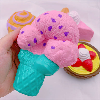 IceCream Cake Squishy| Slow Rising Soft Squishy|Squeeze Stress Toy S123