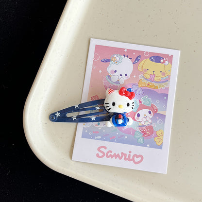 Kitty Hair Clip|Hair Barrette |Duckbill Hairpin 2pcs A190