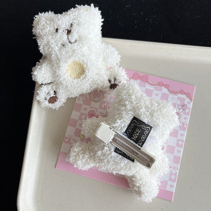 Plush Cuddly Bear Bunny Kitty Hair Clip |Hair Snap Clip |Hair Barrette |Duckbill Hairpin A252