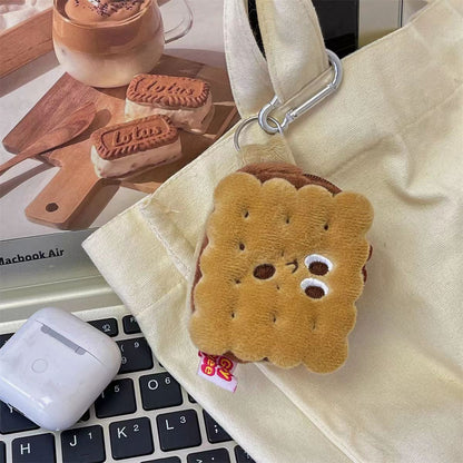 Cute Cookie Mini Bags |Biscuit Pouch Keychain Wallet| Cosmetic Bag | Airpods Bag Coin Purse B24