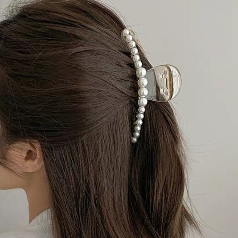 Pearl Hair Clip |Hair Claw |Hair Barrette |Duckbill Hairpin A79