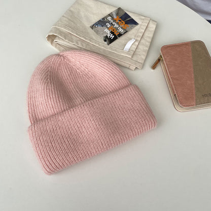 Cozy Winter Cashmere Knit Beanie Hat |Stretch Ribbed Beanie Hat M5