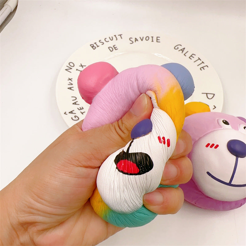 Bear Bun Squishy| Slow Rising Soft Squishy|Squeeze Stress Toy S195