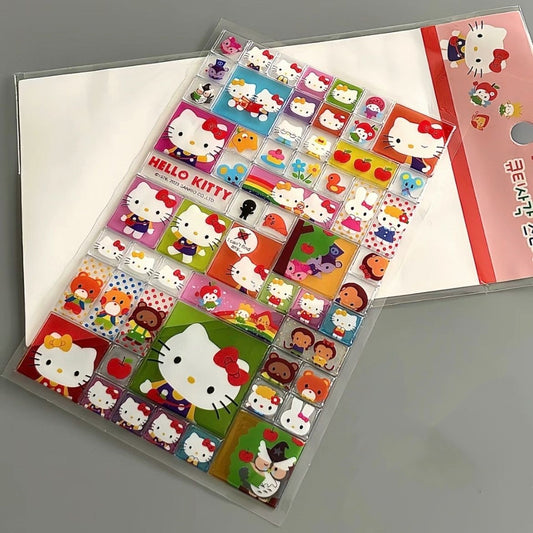 Hello Kitty Stickers Sheet|Journal Stickers Paster |Sticker for Planner Scrapbooking Stationery T10