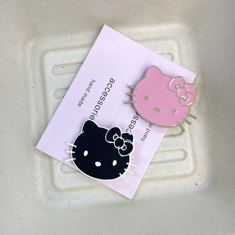 Kitty Hair Clip |Hair Snap Clip |Hair Barrette |Duckbill Hairpin 2pcs A401