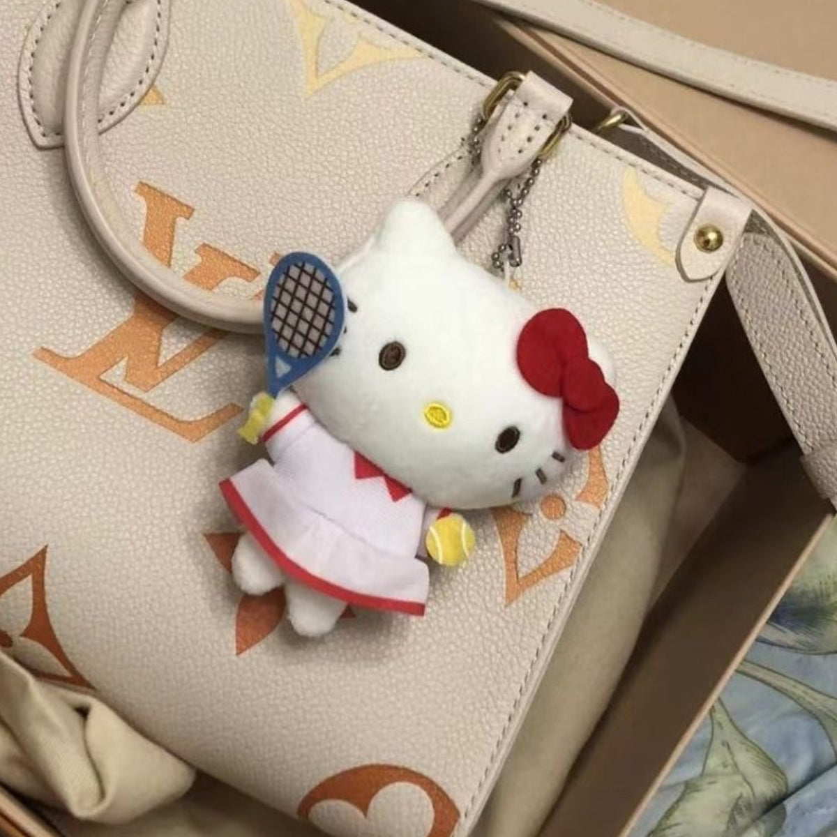 Tennis Kitty Bag KeyChain |Pendant Schoolbag Hanging Decoration K60