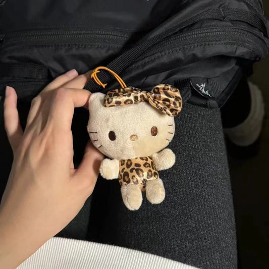 Leopard Kitty Bag KeyChain |Pendant Plush Schoolbag Hanging Decoration |Gift K55