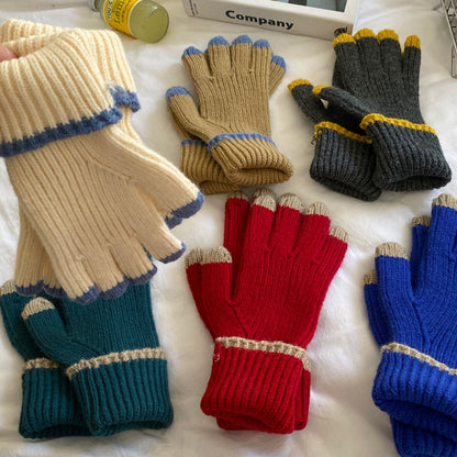 Cozy Winter Cashmere Glove |Soft Thick Solid Color Gloves |Warm Knitted Gloves G21