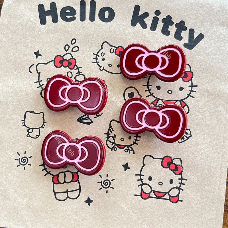 Cute Kitty Hair Clip |Hair Snap Clip |Hair Barrette |Duckbill Hairpin 2pcs A321