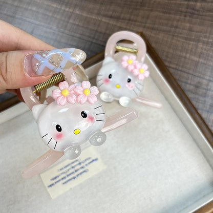 Star Kitty Hair Clip |Hair Claw |Hair Barrette|Duckbill Hairpin A429