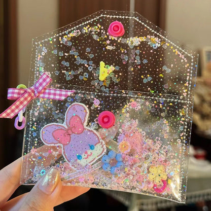 Transparent Bling Bling Mini Bags | Pouch Keychain Wallet| Cosmetic Bag | Airpods Bag Coin Purse B38